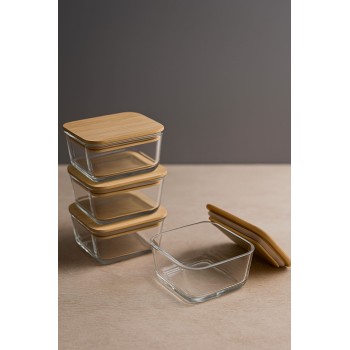 Storage Box Set (8 Pieces) F10000181 Transparent