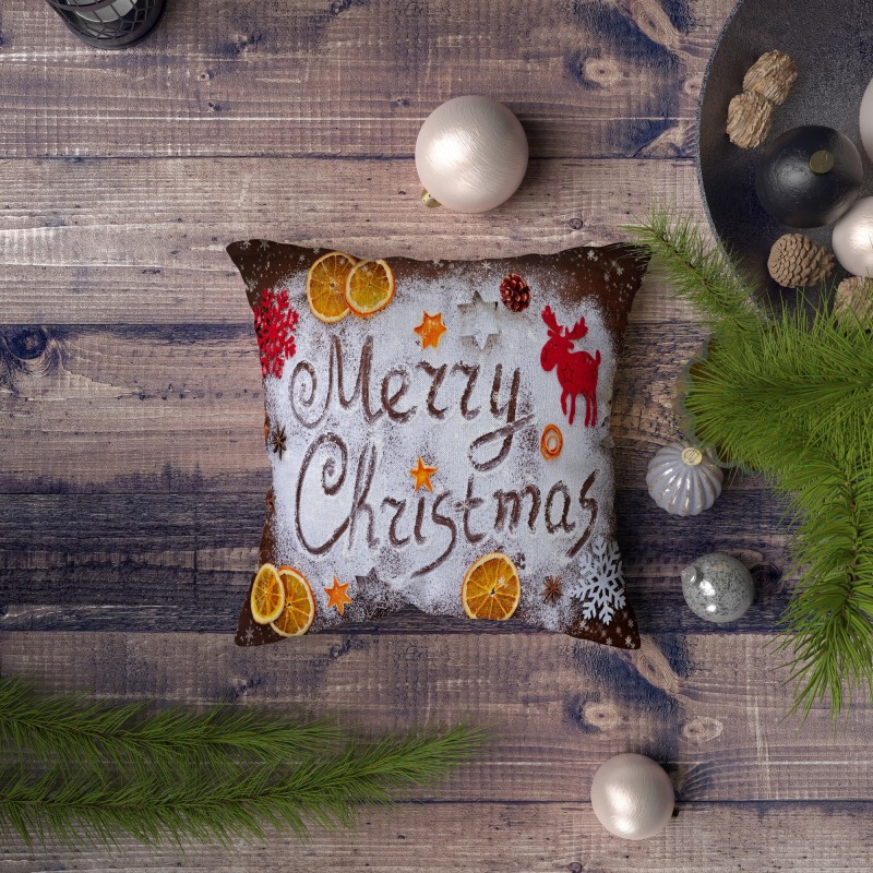 Aberto Design Cushion Cover NYXMAS114 Multicolor