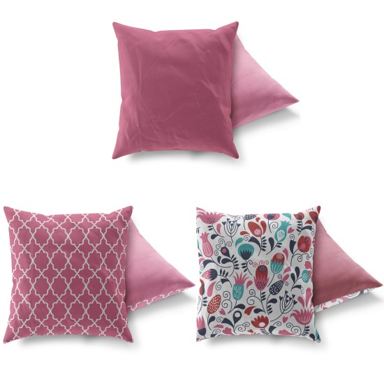 Aberto Design Cushion Set (3 Pieces) AC-4221-4657-4325 Multicolor