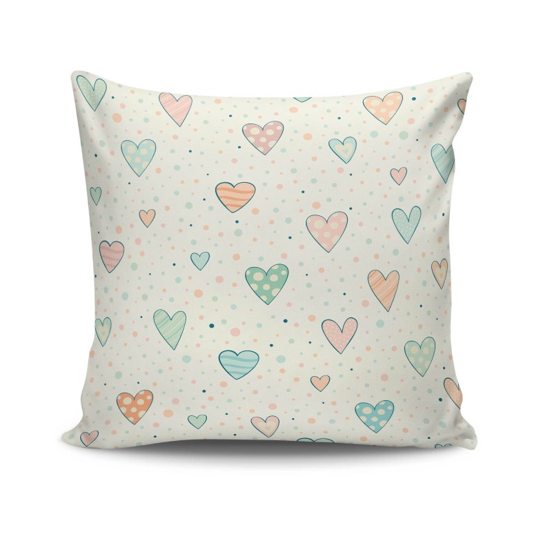 Aberto Design Cushion Cover NKRLNT-007 - No Filling Multicolor
