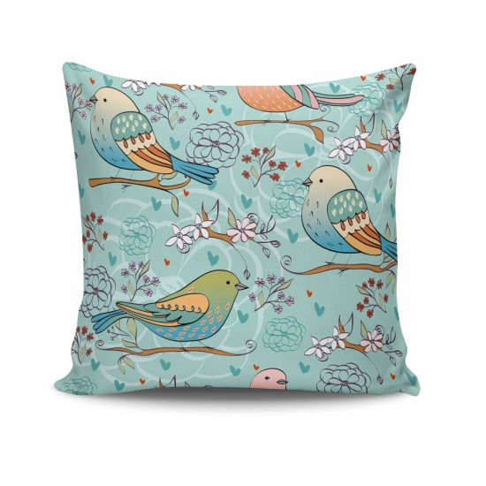 Cushion Cover NKRLNT-049 - No Filling Multicolor Aberto Design Cushion Cover NKRLNT-049 - No Filling Multicolor
