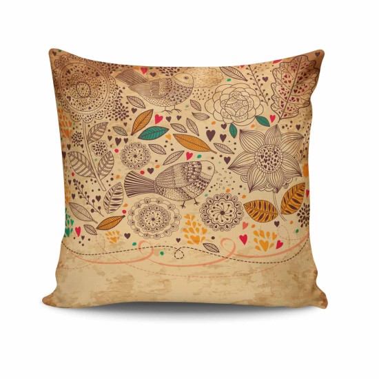 Cushion Cover NKRLNT-114 - No Filling Multicolor Aberto Design Cushion Cover NKRLNT-114 - No Filling Multicolor