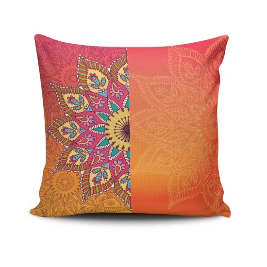 Cushion Cover MANDALA-03 - No Filling Multicolor Aberto Design Cushion Cover MANDALA-03 - No Filling Multicolor