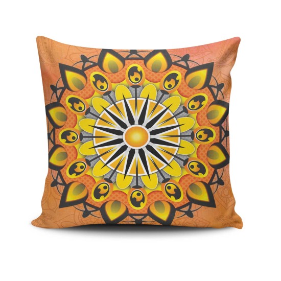 Cushion Cover MANDALA-20 - No Filling Multicolor Aberto Design Cushion Cover MANDALA-20 - No Filling Multicolor