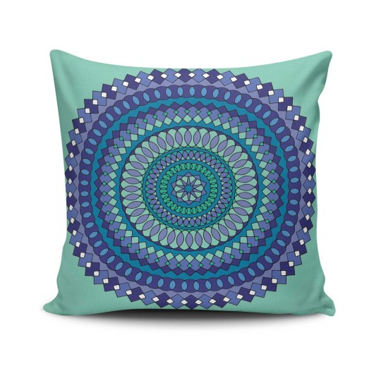 Cushion Cover MANDALA-26 - No Filling Multicolor Aberto Design Cushion Cover MANDALA-26 - No Filling Multicolor