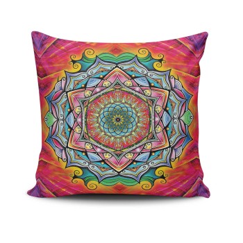 Cushion Cover MANDALA-37 - No Filling Multicolor