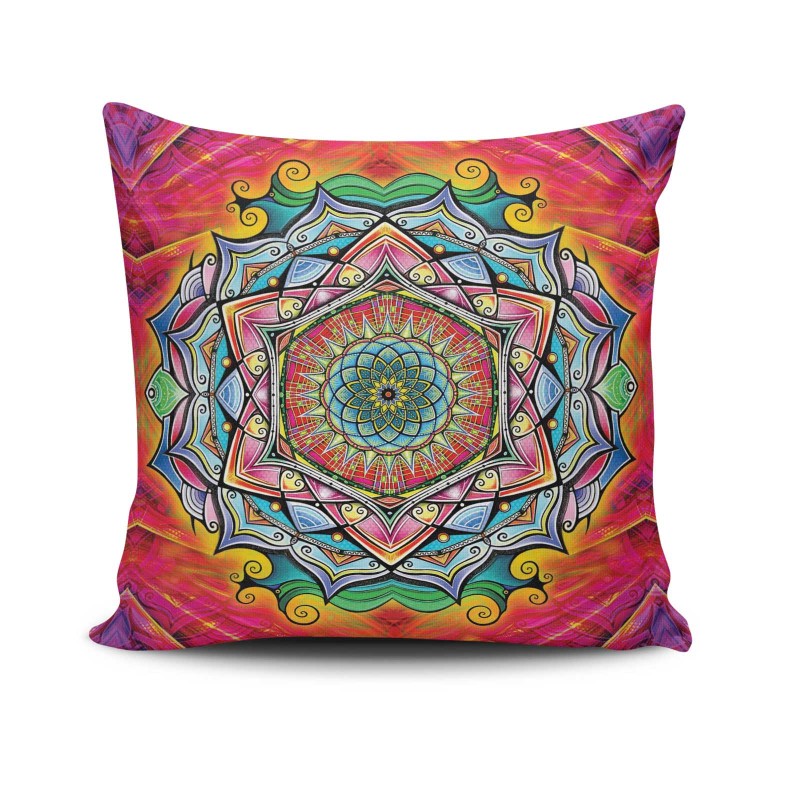 Aberto Design Cushion Cover MANDALA-37 - No Filling Multicolor