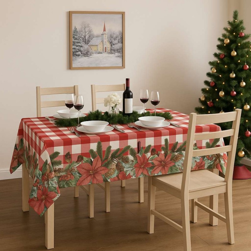 Tablecloth Hm-Tblnwy26-1-140 x 180 Multicolor