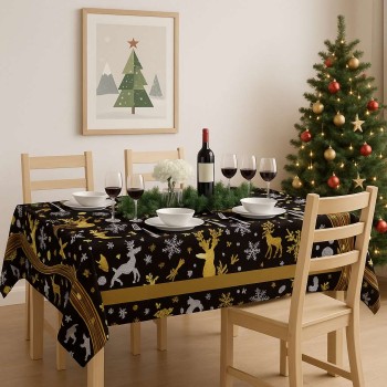 Tablecloth Hm-Tblnwy26-19-140 x 180 Multicolor