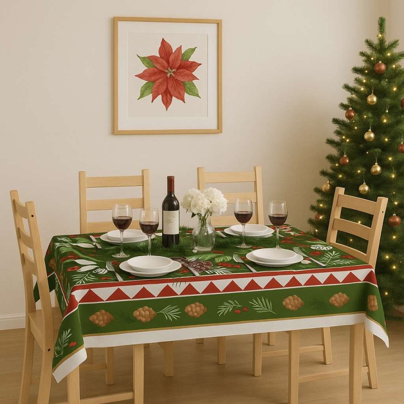 Tablecloth Hm-Tblnwy26-5-140 x 220 Multicolor