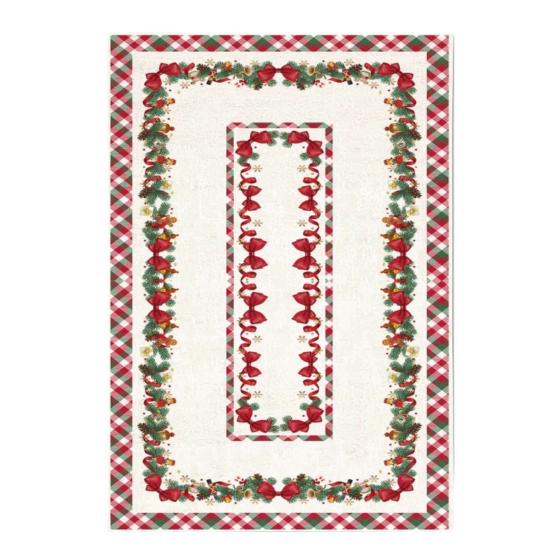 Tablecloth Hm-Tblnwy26-6-140 x 220 Multicolor