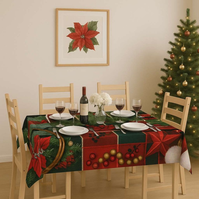 Tablecloth Hm-Tblnwy26-7-140 x 220 Multicolor