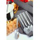 Spoon Set (12 Pieces) Ozd - yeni - kalp - cay Silver Hermia Spoon Set (12 Pieces) Ozd - yeni - kalp - cay Silver