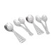 Spoon Set (12 Pieces) Ozd - yeni - kalp - cay Silver Hermia Spoon Set (12 Pieces) Ozd - yeni - kalp - cay Silver