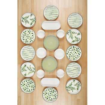 Breakfast Set (22 Pieces) MCH09974 Green
White