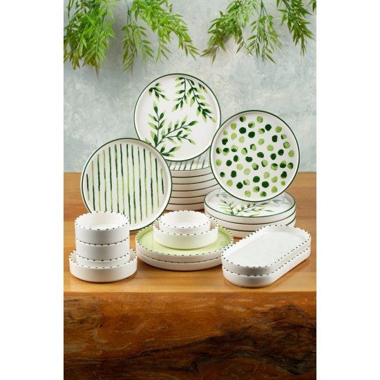 Breakfast Set (22 Pieces) MCH09974 Green
White Hermia Breakfast Set (22 Pieces) MCH09974 Green
White