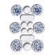 Hermia Breakfast Set (14 Pieces) MCH09211 Blue
White