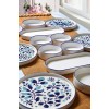 Hermia Breakfast Set (14 Pieces) MCH09211 Blue
White