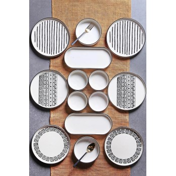 Breakfast Set (14 Pieces) MCH09905 Black
White