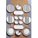 Breakfast Set (14 Pieces) MCH09905 Black
White Hermia Breakfast Set (14 Pieces) MCH09905 Black
White