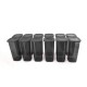 Hermia Storage Box Set (12 Pieces) BNMPOLYAS12-170 Grey