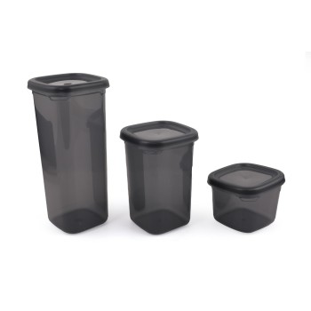 Storage Box Set (18 Pieces) BNMPOLYAS18-51217 Grey