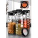 Hermia Jar Set (6 Pieces) MCH08410 Transparent