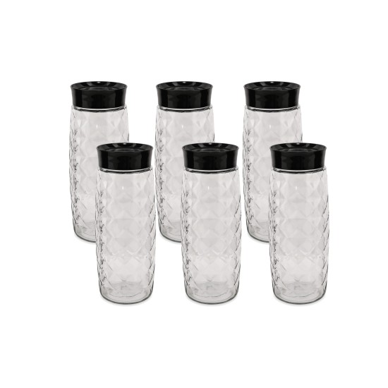 Hermia Jar Set (6 Pieces) MCH08410 Transparent