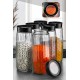 Hermia Jar Set (6 Pieces) MCH08408 Transparent