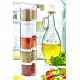 Spice Jar Set (5 Pieces) FT - 050 White Hermia Spice Jar Set (5 Pieces) FT - 050 White