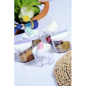 Spice Jar Set (5 Pieces) FT - 050 White