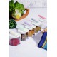 Spice Jar Set (5 Pieces) FT - 050 White Hermia Spice Jar Set (5 Pieces) FT - 050 White
