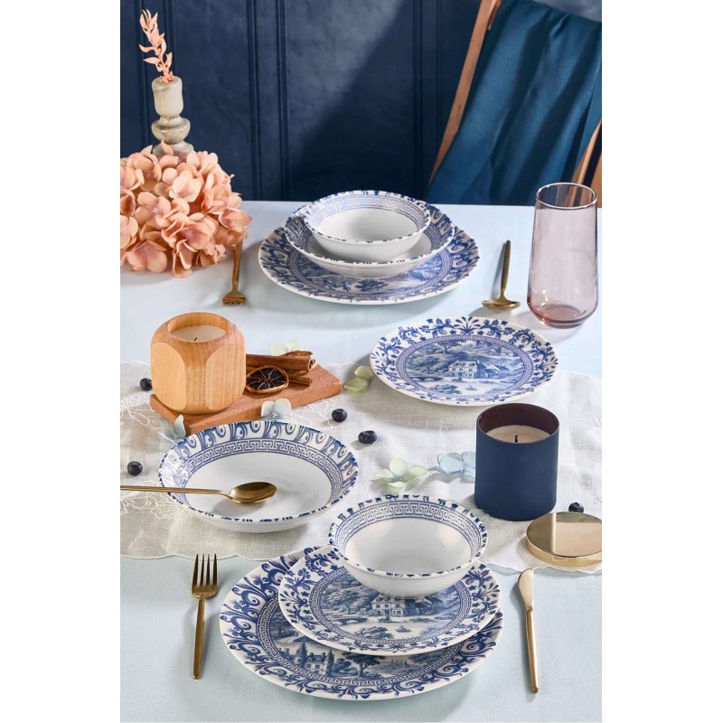 Dinner Set (24 Pieces) MCH0011193 Blue
Dark Blue