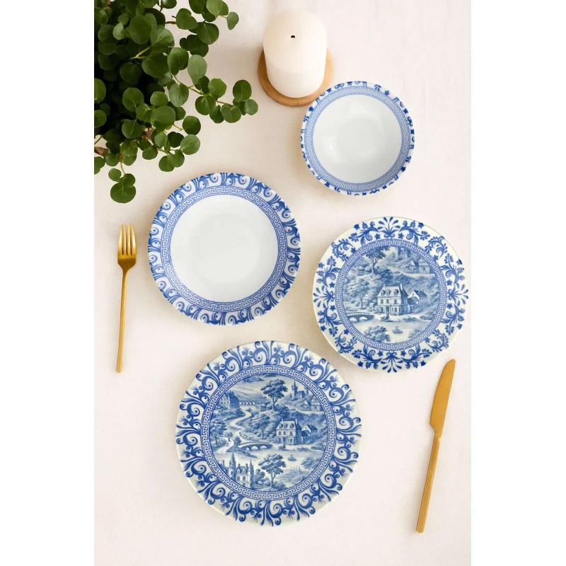Dinner Set (24 Pieces) MCH0011193 Blue
Dark Blue