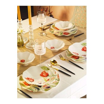 Dinner Set (18 Pieces) MCH10394 Multicolor