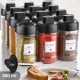 Spice Jar Set (12 Pieces) Loki Black Hermia Spice Jar Set (12 Pieces) Loki Black