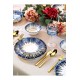 Dinner Set (12 Pieces) MCH-01-12-PRC Blue
White