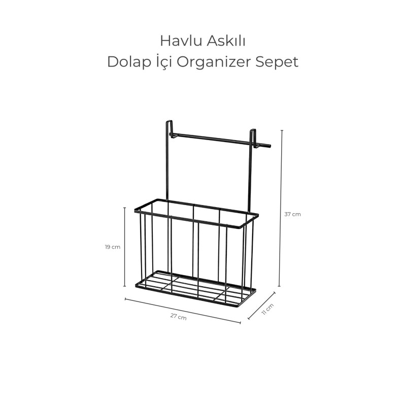 Kitchen Organizer WK023-B Black