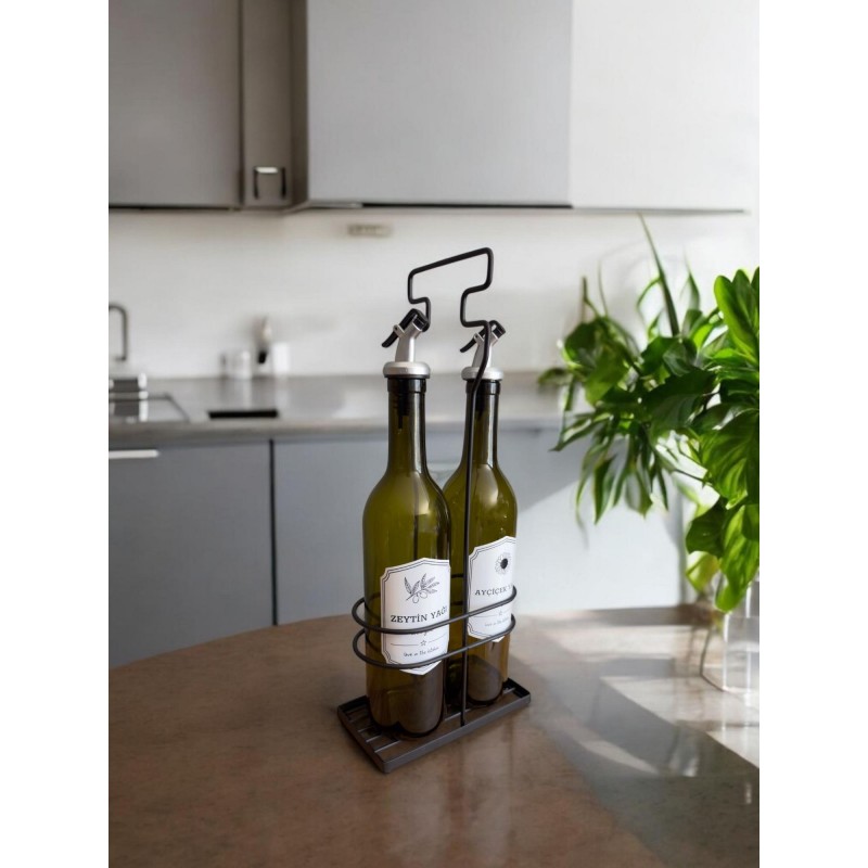 Oil Dispenser Set (3 Pieces) WK025-B Black