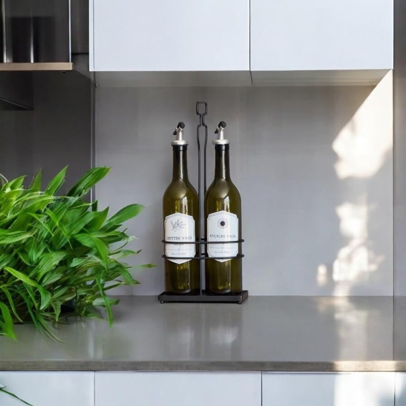 Oil Dispenser Set (3 Pieces) WK025-B Black