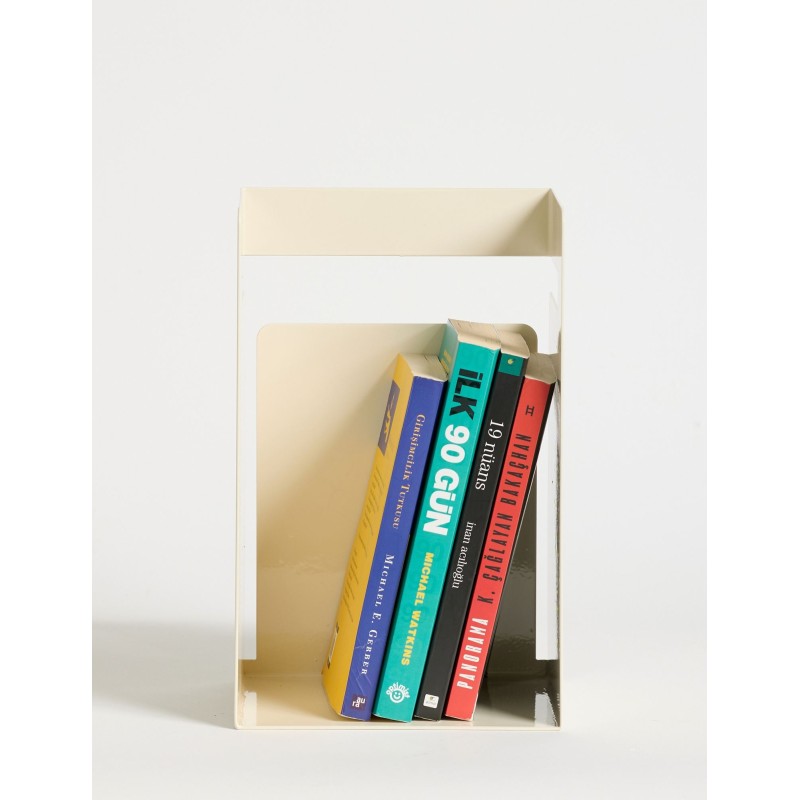 Bookend Cube - Cream Cream