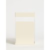Bookend Cube - Cream Cream
