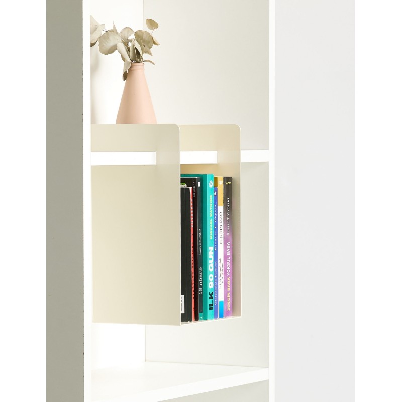 Bookend Cube - Cream Cream
