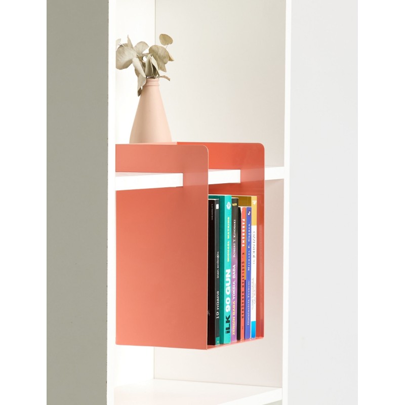 Bookend Cube - Salmon Salmon