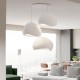 Chandelier Wabi Sabi Claylights - White White Chandelier Wabi Sabi Claylights - White White