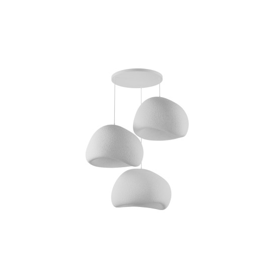 Chandelier Wabi Sabi Claylights - White White Chandelier Wabi Sabi Claylights - White White