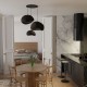 Chandelier Wabi Sabi Mossgreys - Black Black Chandelier Wabi Sabi Mossgreys - Black Black