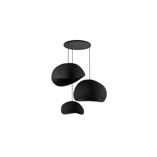 Chandelier Wabi Sabi Mossgreys - Black Black Chandelier Wabi Sabi Mossgreys - Black Black