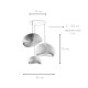Chandelier Wabi Sabi Mossgreys - Black Black Chandelier Wabi Sabi Mossgreys - Black Black
