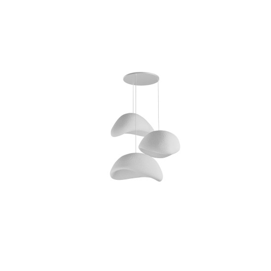 Chandelier Wabi Sabi Stonefades - White White Chandelier Wabi Sabi Stonefades - White White